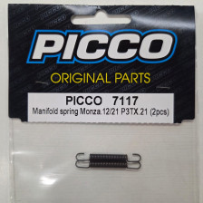 Picco Coppia Molle Scarico 20mm MONZA / P3TX / BOOST (Art. 7117)
