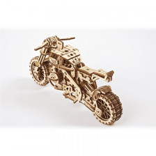UGEARS Moto Scrambler UGR-10 con Sidecar | Puzzle 3D in Legno