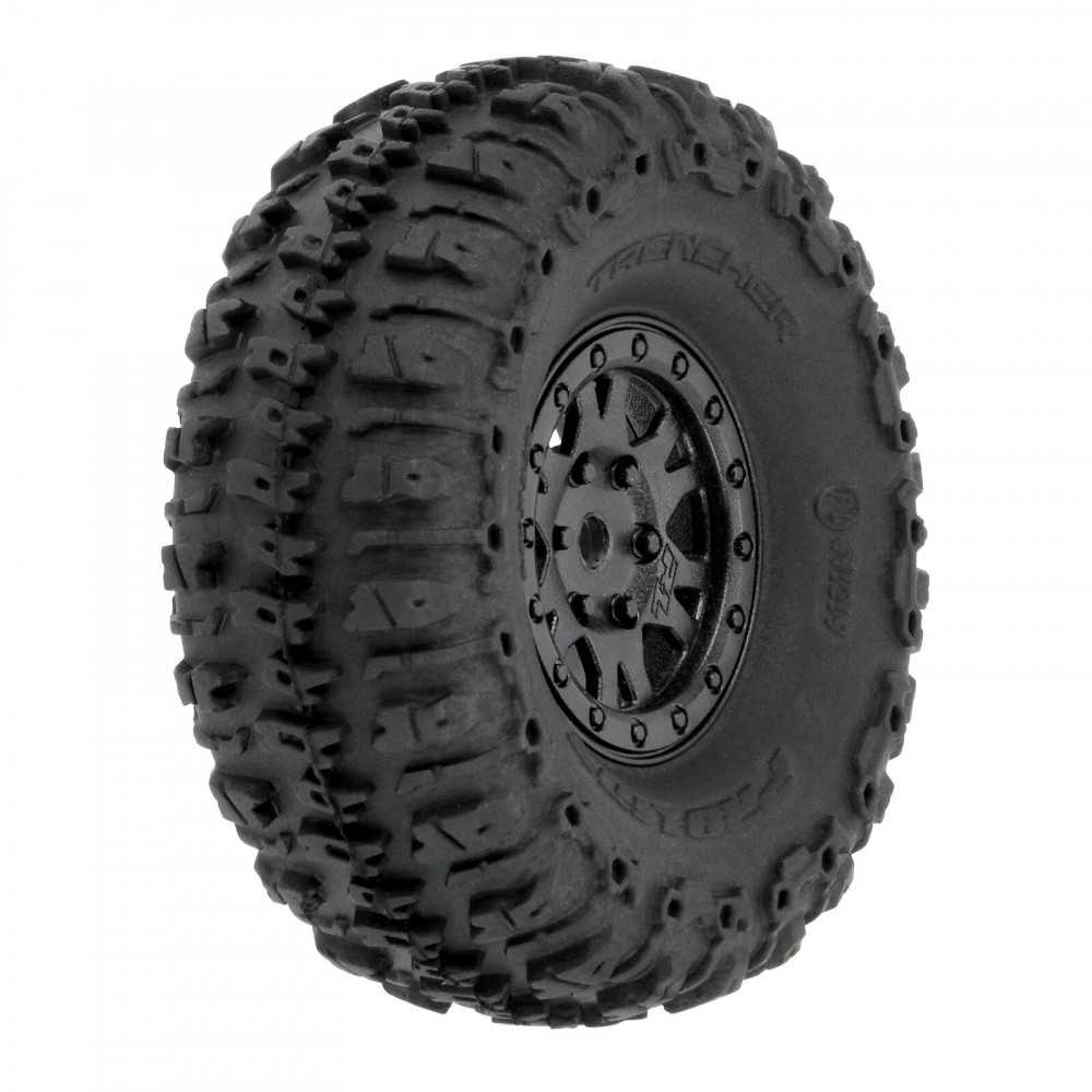 Pro-Line Gomme Trencher 1.0" Bead-Loc per Axial SCX24 | Set 4 Ruote