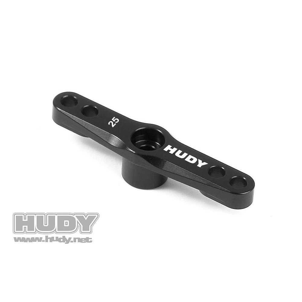Hudy Squadretta servo alluminio 25T per Futaba - Savox (art. 293506)