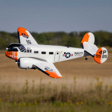 E-flite Beechcraft D18 1.5m BNF Basic | Bimotore RC Smart AS3X+