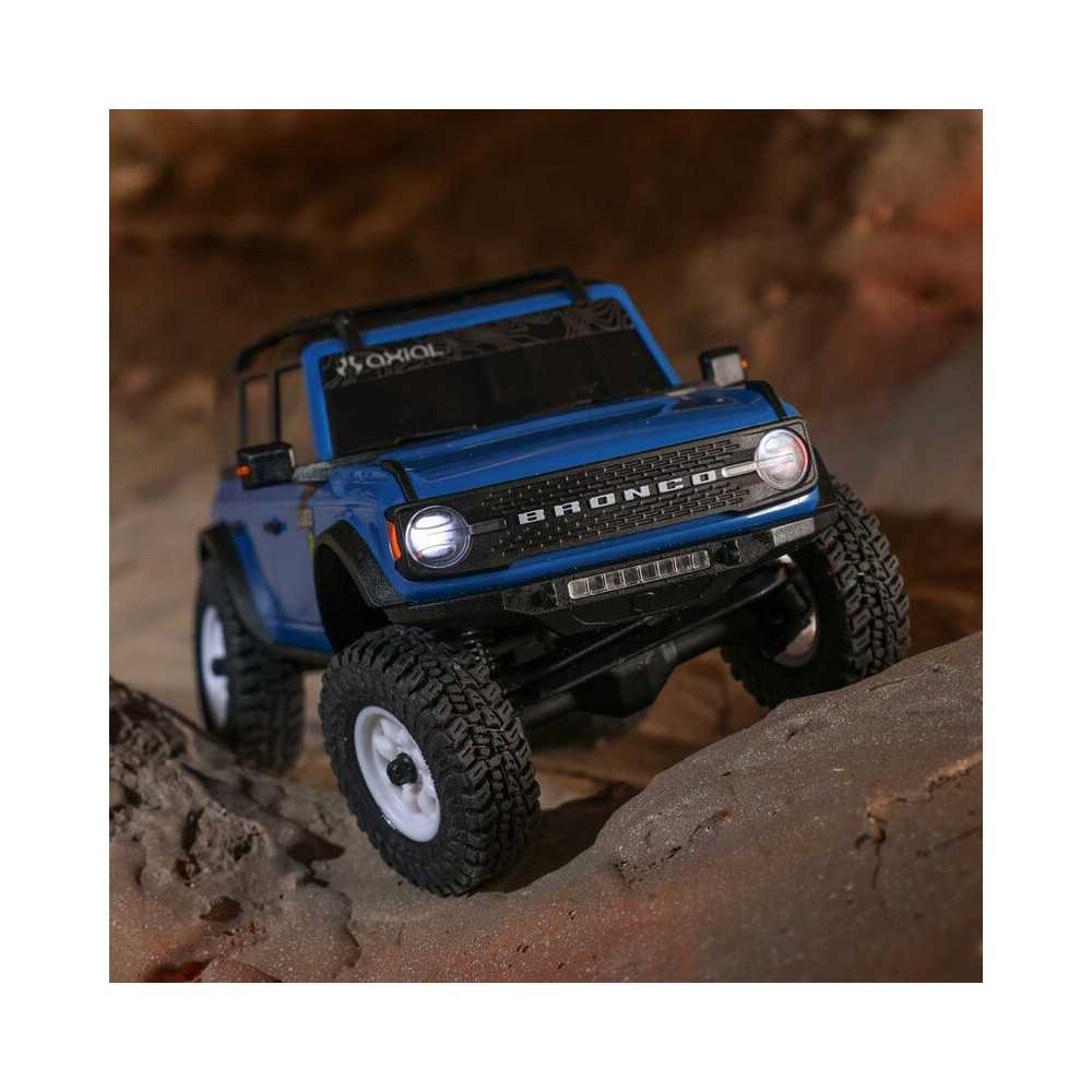 Axial SCX30 Ford Bronco 4X4 RTR 1/30 Blue | Micro Crawler AXI-2048T1