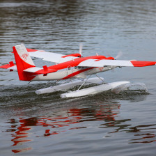 E-flite DHC-6 Twin Otter 1.4m BNF Basic con Galleggianti | EFL32050CF