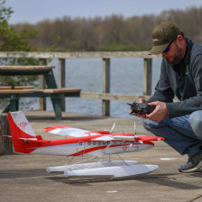 E-flite DHC-6 Twin Otter 1.4m BNF Basic con Galleggianti | EFL32050CF