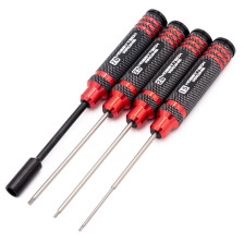 Kit 4 Cacciaviti Hobbytech HTR-412 | Allen 1.5-2.5mm + Bussola 7mm