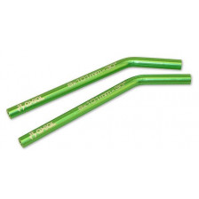 Axial Coppia aste 6x101mm 30° alluminio per AX10 verde (AX30445)