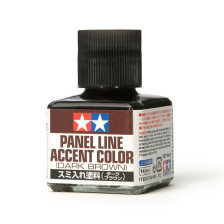 Tamiya Panel Line Accent Color Marrone Scuro 87140 | Casa del Modellismo