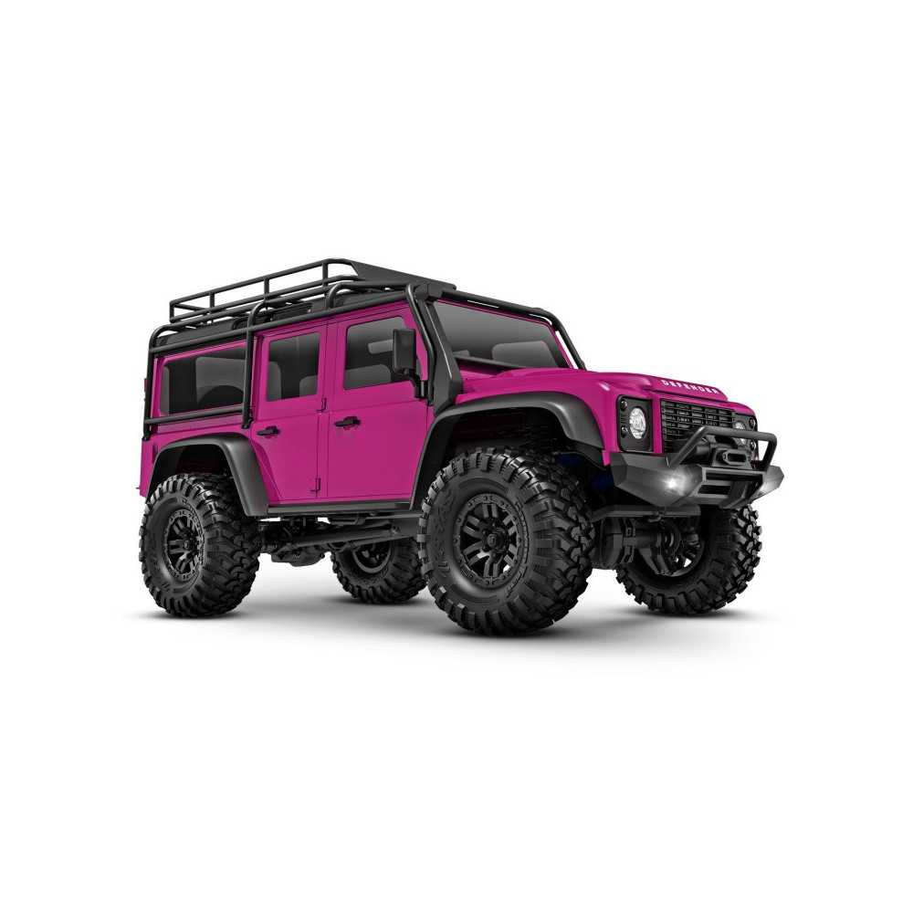 Traxxas TRX-4M Land Rover Defender Rosa 1/18 97054-1-PINK Traxxas TRX-4M Land Rover Defender Rosa 1/18 97054-1-PINK