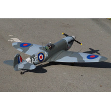 VQ Model Spitfire ARF 50 EP-GP Super Scale 1540mm Aeromodello Militare Balsa VQA158