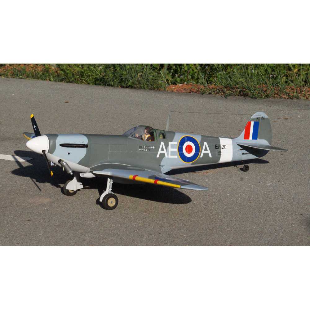 VQ Model Spitfire ARF 50 EP-GP Super Scale 1540mm Aeromodello Militare Balsa VQA158 VQ Model Spitfire ARF 50 EP-GP Super Scale 1540mm Aeromodello Militare Balsa VQA158