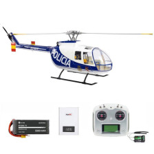 FlyWing Elicottero BO-105 Policia RTF Quadripala H1 GPS Stabilizzato Codice FW-BO105-RTF-POLICIA