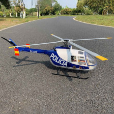 FlyWing Elicottero BO-105 Policia RTF Quadripala H1 GPS Stabilizzato Codice FW-BO105-RTF-POLICIA