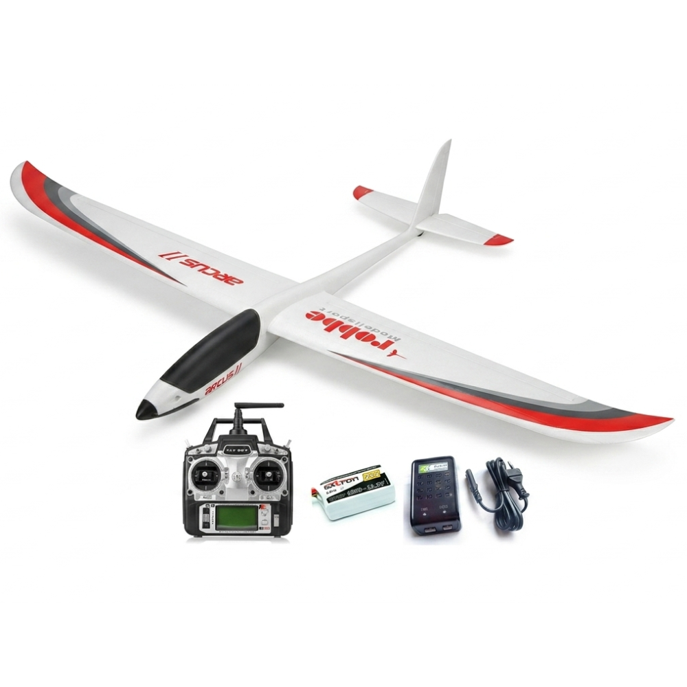 Bundle Motoaliante Robbe Arcus II Night RTF Completo con Radiocomando Bundle Motoaliante Robbe Arcus II Night RTF Completo con Radiocomando