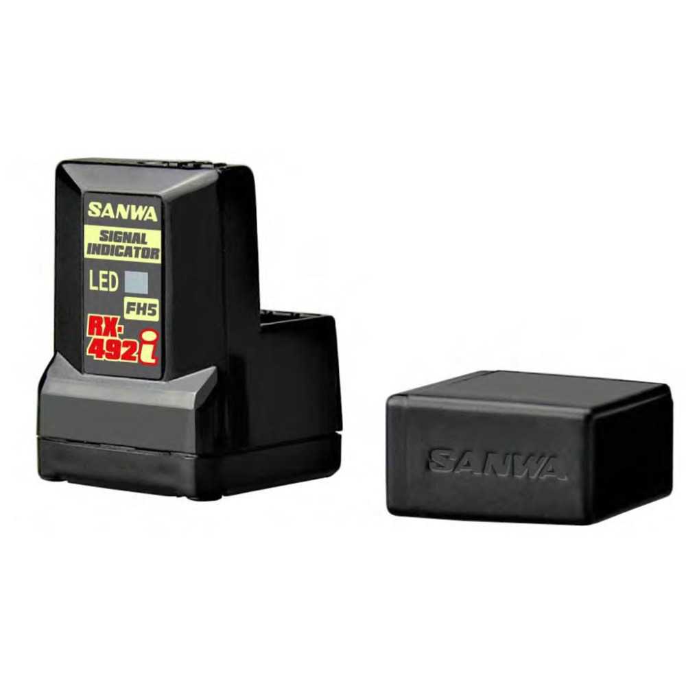 Sanwa RX-492i Ricevente 4CH 2.4GHz FH5 SXR Waterproof 107A41386B