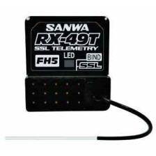 Sanwa RX-492i Ricevente 4CH 2.4GHz FH5 SXR Waterproof 107A41386B