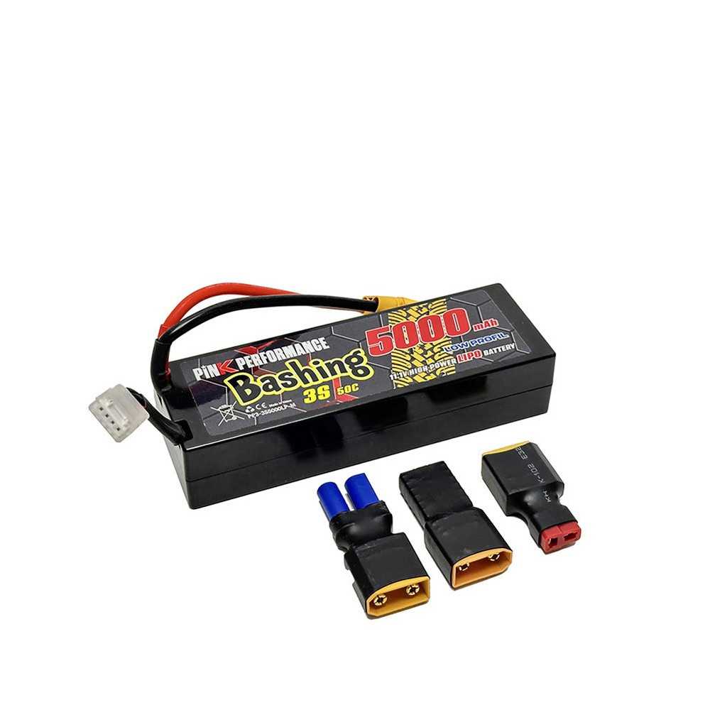 Pink Performance LiPo Bashing 3S 11.1V 5000mAh 50C Low Profile Pink Performance LiPo Bashing 3S 11.1V 5000mAh 50C Low Profile