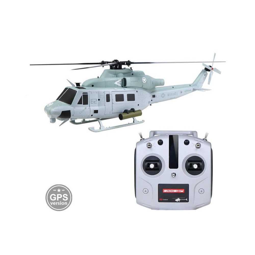 Goosky BAF050012 E2 GPS Elicottero Scala 1:35 UH-1Y RTF Mode 2