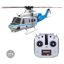 Goosky BAF050018 E2 GPS Elicottero Scala 1:35 UH-1Y Blu Bianco RTF Mode 2