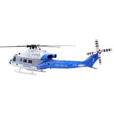 Goosky BAF050018 E2 GPS Elicottero Scala 1:35 UH-1Y Blu Bianco RTF Mode 2