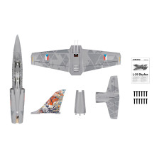 KAVAN KAV02.8095 L-39 Skyfox 1088mm EDF Jet ARF EAN 8596450100954