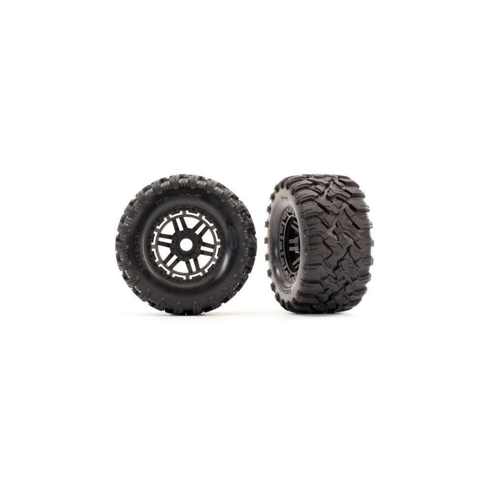 Traxxas TXX8972 Ruote Gomme Maxx MT 2.8 Nere 17mm Traxxas TXX8972 Ruote Gomme Maxx MT 2.8 Nere 17mm