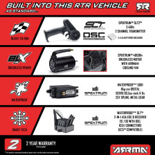 ARRMA Freedom Flyer 223S 2WD Brushless Monster Truck RTR ARA3530SFFT1