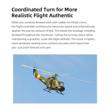 Flywing UH-1 Huey RTF Elicottero GPS 470 Quadripala FW-UH1-V4-GREEN-ACE