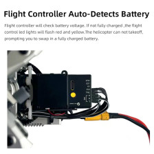 Flywing UH-1 Huey RTF Elicottero GPS 470 Quadripala FW-UH1-V4-GREEN-ACE