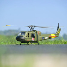 Flywing UH-1 Huey RTF Elicottero GPS 470 Quadripala FW-UH1-V4-GREEN-ACE