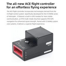 Flywing Bell 412 RTF Elicottero GPS Classe 470 Quadripala FW-BELL412-ACE
