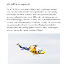 Flywing Bell 412 RTF Elicottero GPS Classe 470 Quadripala FW-BELL412-ACE