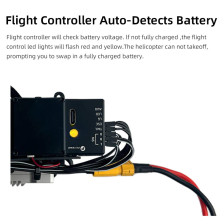 Flywing Bell 412 RTF Elicottero GPS Classe 470 Quadripala FW-BELL412-ACE