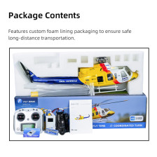 Flywing Bell 412 RTF Elicottero GPS Classe 470 Quadripala FW-BELL412-ACE