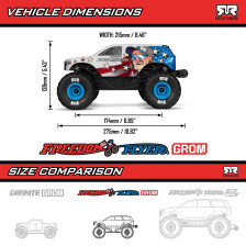 ARRMA Freedom Flyer GROM 1/16 4X4 RTR ARA2130FF EAN 5052127055314