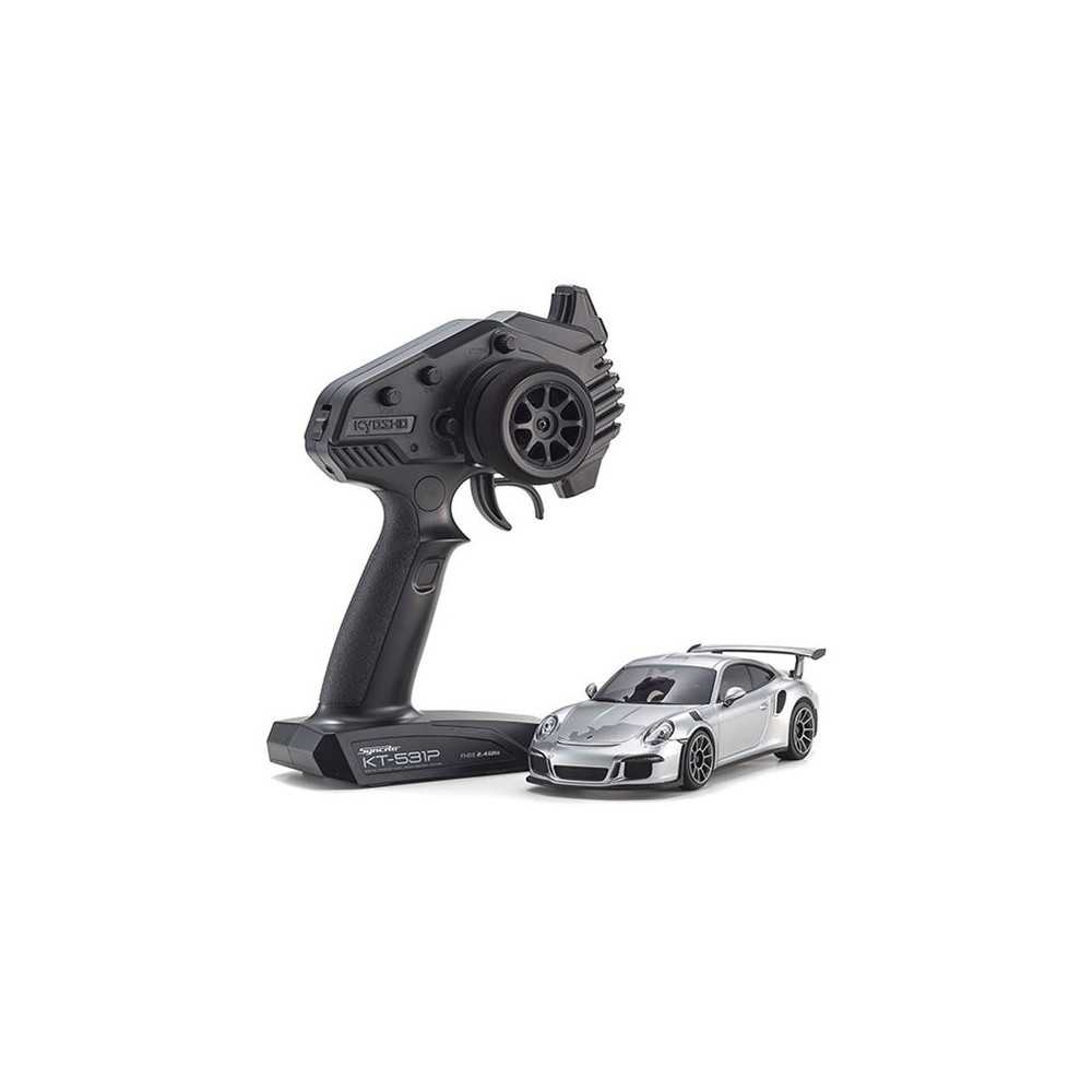 Kyosho Mini-Z MR-04 RWD Porsche 911 GT3 RS Silver K.32358S Kyosho Mini-Z MR-04 RWD Porsche 911 GT3 RS Silver K.32358S