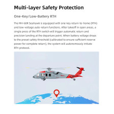 FLYWING MH-60R Seahawk Elicottero RC 470 GPS ACE FWUH60-MH-60R-GREY