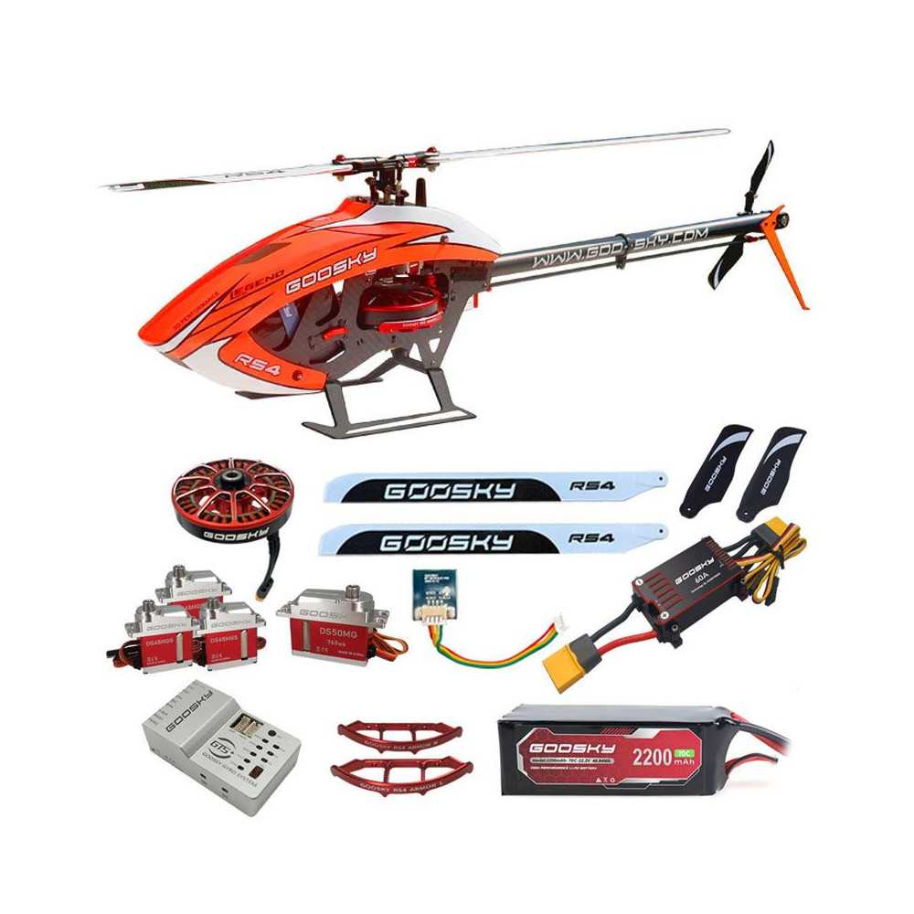 Elicottero RC GooSky Legend RS4 Venom Combo 80A Orange BAF020013 | Casa del Modellismo Elicottero RC GooSky Legend RS4 Venom Combo 80A Orange BAF020013 | Casa del Modellismo