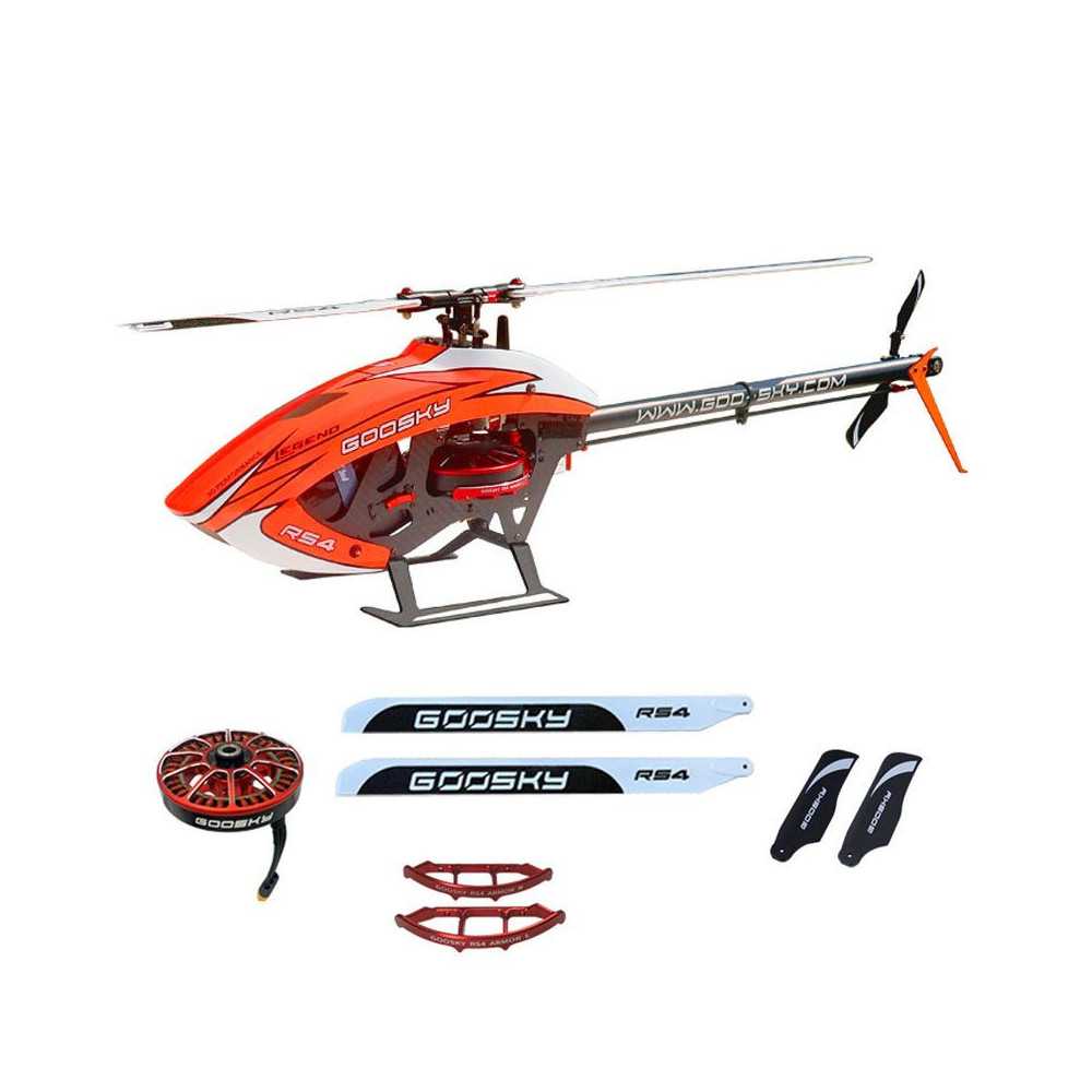 Elicottero RC GooSky Legend RS4 Venom Kit Orange BAF020015 | Casa del Modellismo