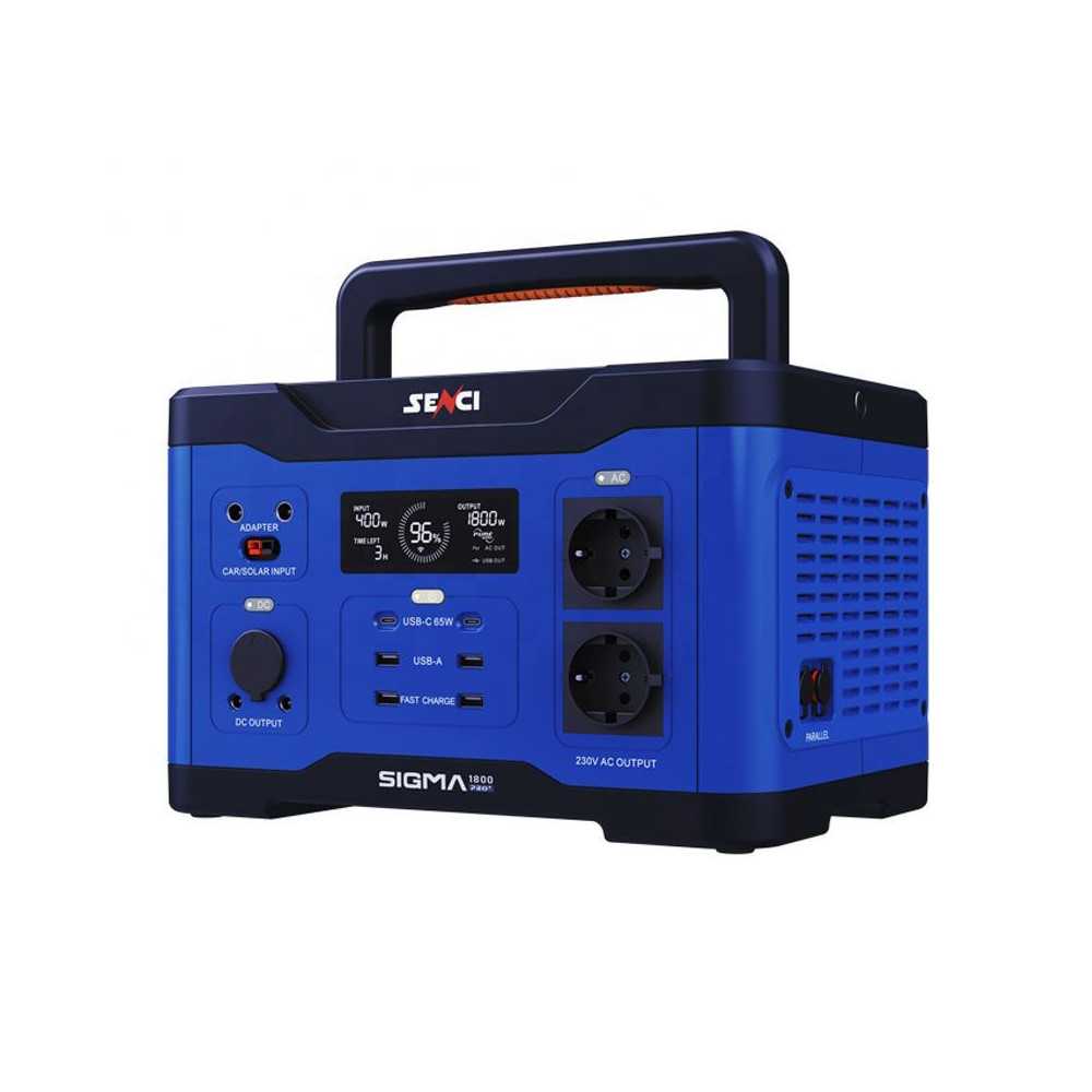 Senci SIGMA 1800PRO 1800W 1600Wh Power Station Portatile | Casa del Modellismo Senci SIGMA 1800PRO 1800W 1600Wh Power Station Portatile | Casa del Modellismo