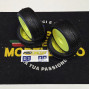 ProCircuit Treno di Gomme Buggy 1/8 Off-Road Shock Wave Blu Medium Incollate su Cerchio (art. PC1004-YB)