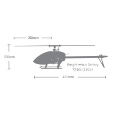 Blade InFusion 210 BNF Basic AS3X SAFE BLH01550 | Casa del Modellismo