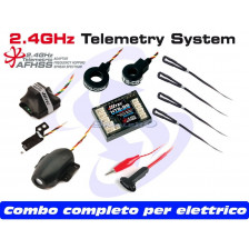 Hitec Telemetria HTS-SS Blue Full Combo per ELETTRICO (art. 55846)