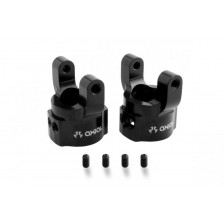 Axial Aluminum C Hub Carrier - Black 2 pezzi AX30495(art. AXIC0495)