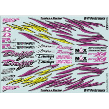 Tamiya Foglio adesivi Graffiti Design 30x21cm (art TA53886)