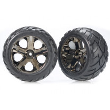 Traxxas Coppia gomme Anaconda su cerchi neri Anteriori (art. TXX3776A)