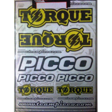 Picco Foglio adesivi Torque per carrozzerie 30x22cm (art. P003)