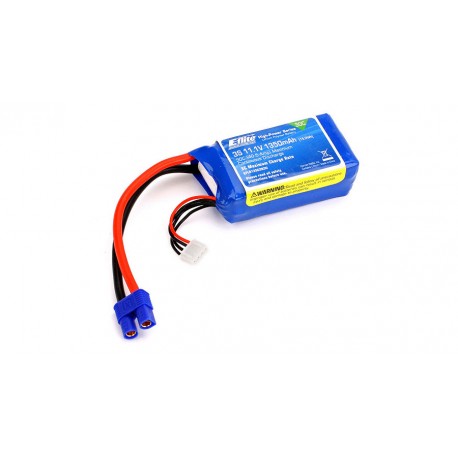 E-flite Batteria Li-Po 3S 11,1V 1350mAh 30C (art. EFLB13503S30)