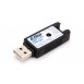 E-flite Carica batterie Lipo 1S USB 350mAh Nano QX (art. EFLC1008)