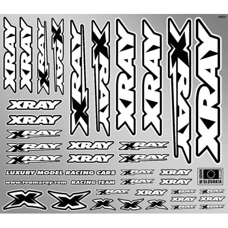 Xray Foglio adesivi per carrozzerie 240x210mm (art. 397311)