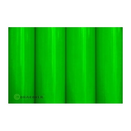 Oracover 2 mt Verde FLUORESCENTE (art. 21-041-002)